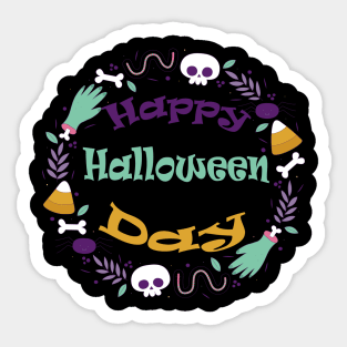 Happy Halloween Day Sticker